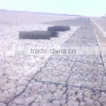 PVC Gabion Box/Galvanized Gabion boxes China stone cage net manufacturers