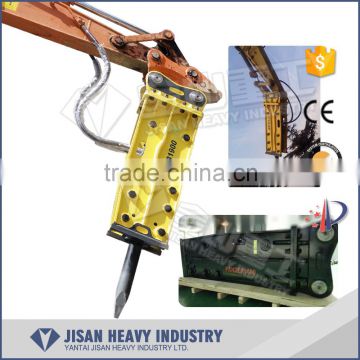 JISAN excavator hydraulic jack hammer with CE certification 140mm chisel