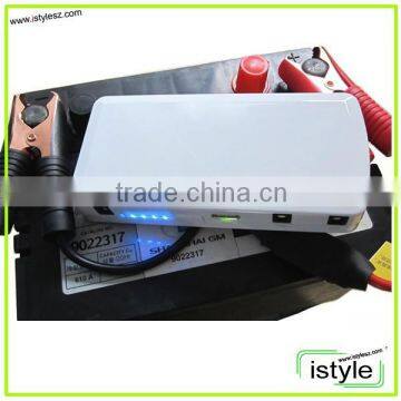 Portable Car Battery Charger Jump Starter Power Bank 12000 mAh