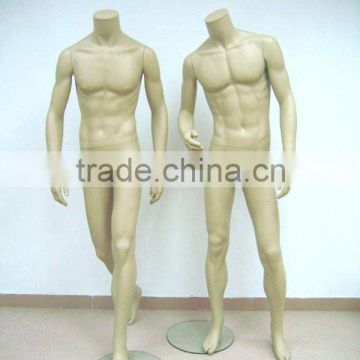 Headless display fibergalss male mannequin/dummy/model