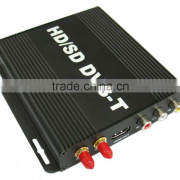 Car digital tv tuner HD 1080P with USB for PVR video recording MPEG-4 H.264 CE certificate