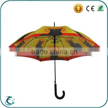 Wholesale fashional windproof promotion straight umbrella manufacturer china