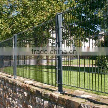 High quality PVC coating Used double wire fence hot sale