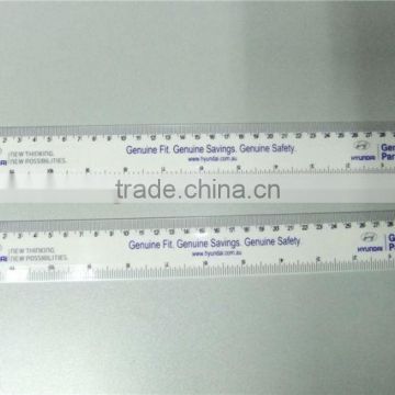 High Quality Plastic ruler OEM logo design colorful printing 30cm lenticular plastic ruler