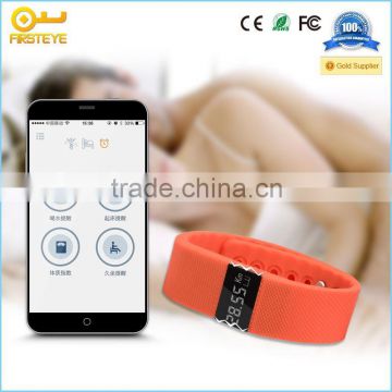 OLED display New Products Fashion cell phone sport wristband for calorie tracker sleep Health ,bluetooth fitness bracele