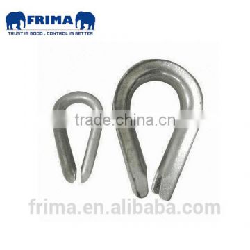 Electric Galvanized DIN6899A Thimble, hardware rigging, wire rope thimble