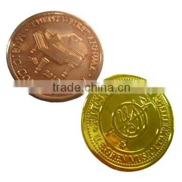 Copper souvenir coin