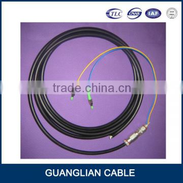 Outdoor multi mode armored fiber optic cable connector
