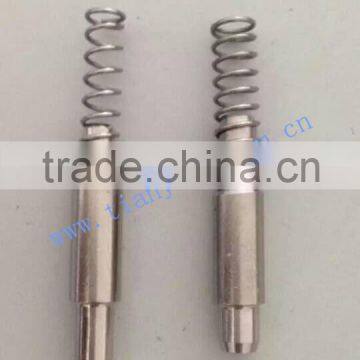 Stainless steel Machining part with spring