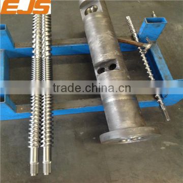 85/17 parallel twin barrel for PVC extruder