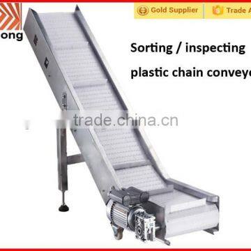 anhui yuanhong Sorting / inspecting plastic chain conveyor belt