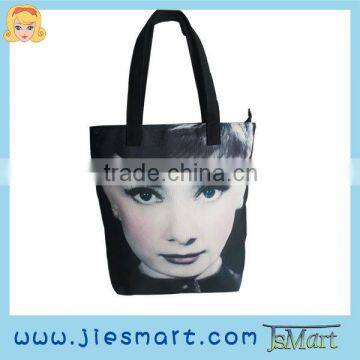 JSMART photo bag Canvas Straight handbag sublimation printing photo bag