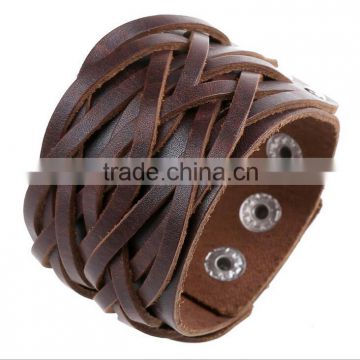 new style leather bracelet with good quality and low price