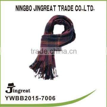 long stylered brown custom cotton keep warm scarf