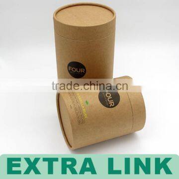 China Alibaba Supplier Customized Logo Wacth Box Round Krfat Paper Box Watch Packaging Box