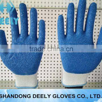 New Hot Fashion competitive wrinkle latex palm coated work glove