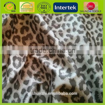 new Leopard Print Polyester Pongee Fabric For Sexy Underwear
