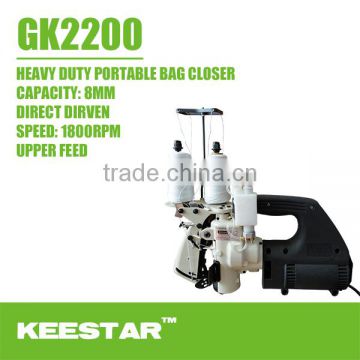 Keestar GK2200 single needle double thread chain stitch handy plastic bag sealer