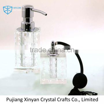 Top selling special design hanging crystal perfume bottle on sale