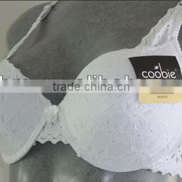 High quality fabric and lace ladies Lace underwear bra