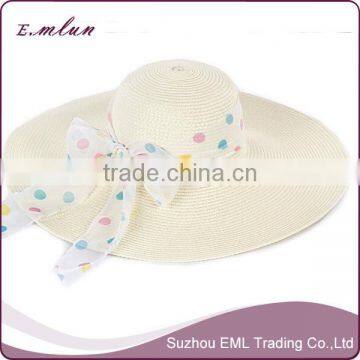 Korea summer straw hat in big size sun hat brim sun beach hat