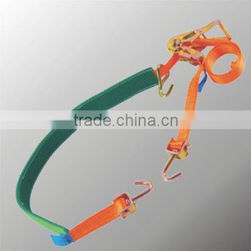 Car lashing straps, ratchet tie down/straps