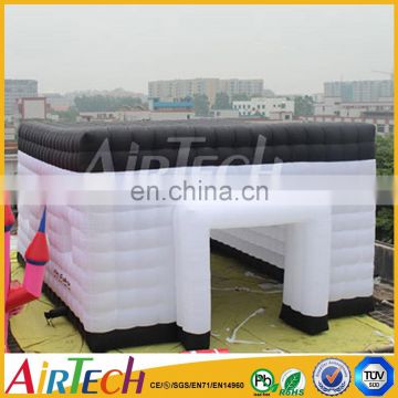 Prefabricated tent inflatable pvc cube tent ltd china, fire resistant tent for party