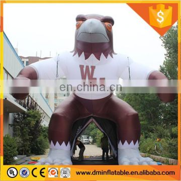 lifely Eagle Head inflatable cartoon tunnels with factory price /inflatable mascot tunnel/inflatable sport tunnel for football
