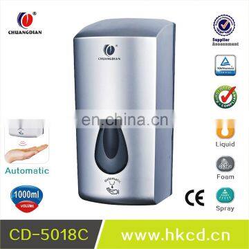 1000ml new arrive Wall mounted Automatic Liquid Soap Dispenser/ Hand Sanitizer/ wall mounted battery operated soCD-5018C