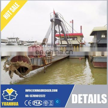 electric motor driven 80m3/h simple cutter suction dredger