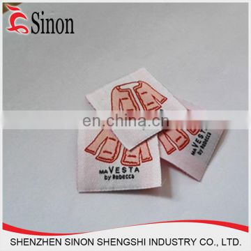 china clothing label maker satin custom printed label and tags, garment label