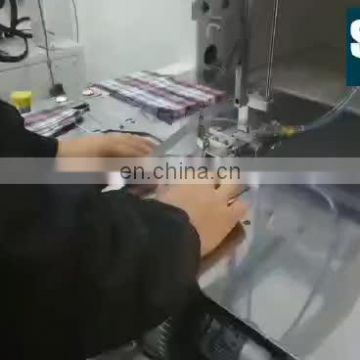 High standard Full Automatic Shirt sleeve placket attaching setter Machine for famous garments