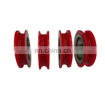 POM plastic ball bearing with glass ball bearingplastic pulley v groove wheel bearing
