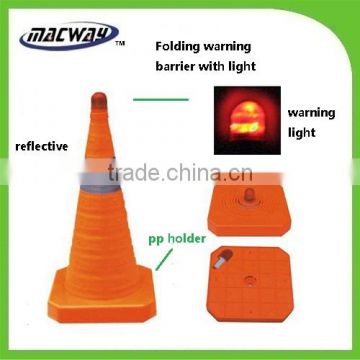 Led light traffic cone with portable emergency light                        
                                                Quality Choice