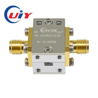 Wide Frequency 26.5 ~ 40.0GHz Ka band Isolator RF Ferrite Coaxial Isolator with 2.92mm-F connector