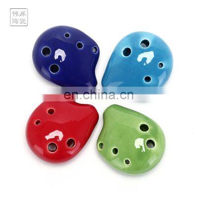 Flute 6 Hole Soprano C Ceramic Flauta Ocarina of Time Mini Ocarina Flute Kid's Toy Musical Instruments