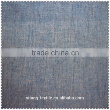 thin linen/cotton denim fabric 5 oz