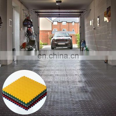 CH Excellent Quality Flexible Multicolor Waterproof Square Durable Floating Drainage 40*40*0.6cm Garage Floor Tiles