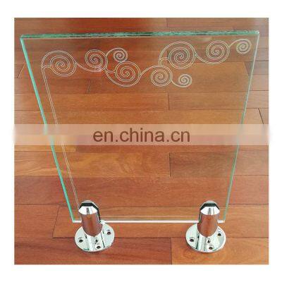 Curved Price Eva Double Pane Tempered Railing 6 Mm Laminated Glass Door