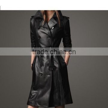 leather overcoat for mens