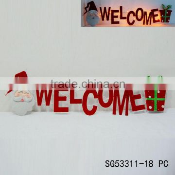 christmas gift home decorative lighted welcome letters hanging