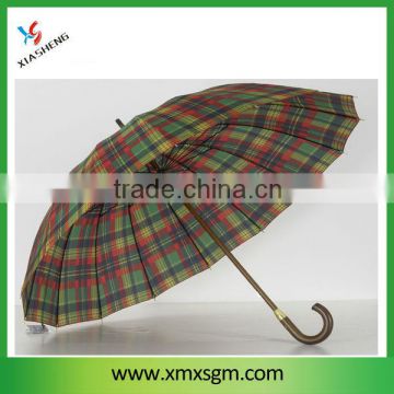 Sophisticated Wooden Straight Umbrella