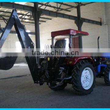 Tractor backhoe for PTO or hydraulic driven