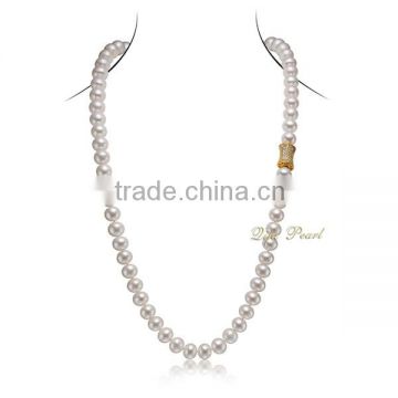 Wholesale price real freshwater pearl necklace