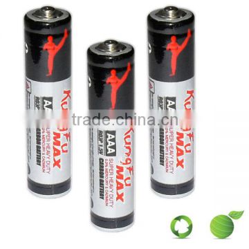 zinc carbon aaa r031.5v aaa no rechargeable battery
