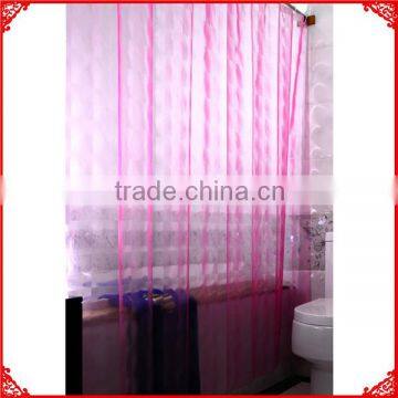 china manufacturer printed clear pvc shower curtain