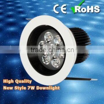 New Style High energy saving 7W LED Downlight with CE RoHs certificate , 2year warranty
