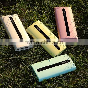 2015 New many colors custom-made high quality promotional practical cacacity 20800mah supper fast power bank