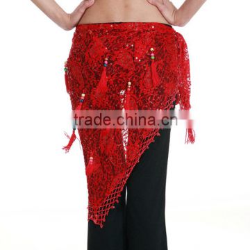 Performance and Training Red cheap belly dance scarf