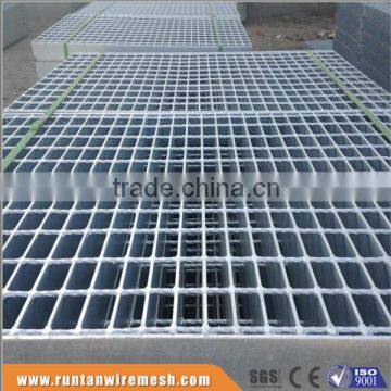 Hot dipped galvanized plain or serrated floor platform walkway bar terrace steel grating (Trade Assurance)